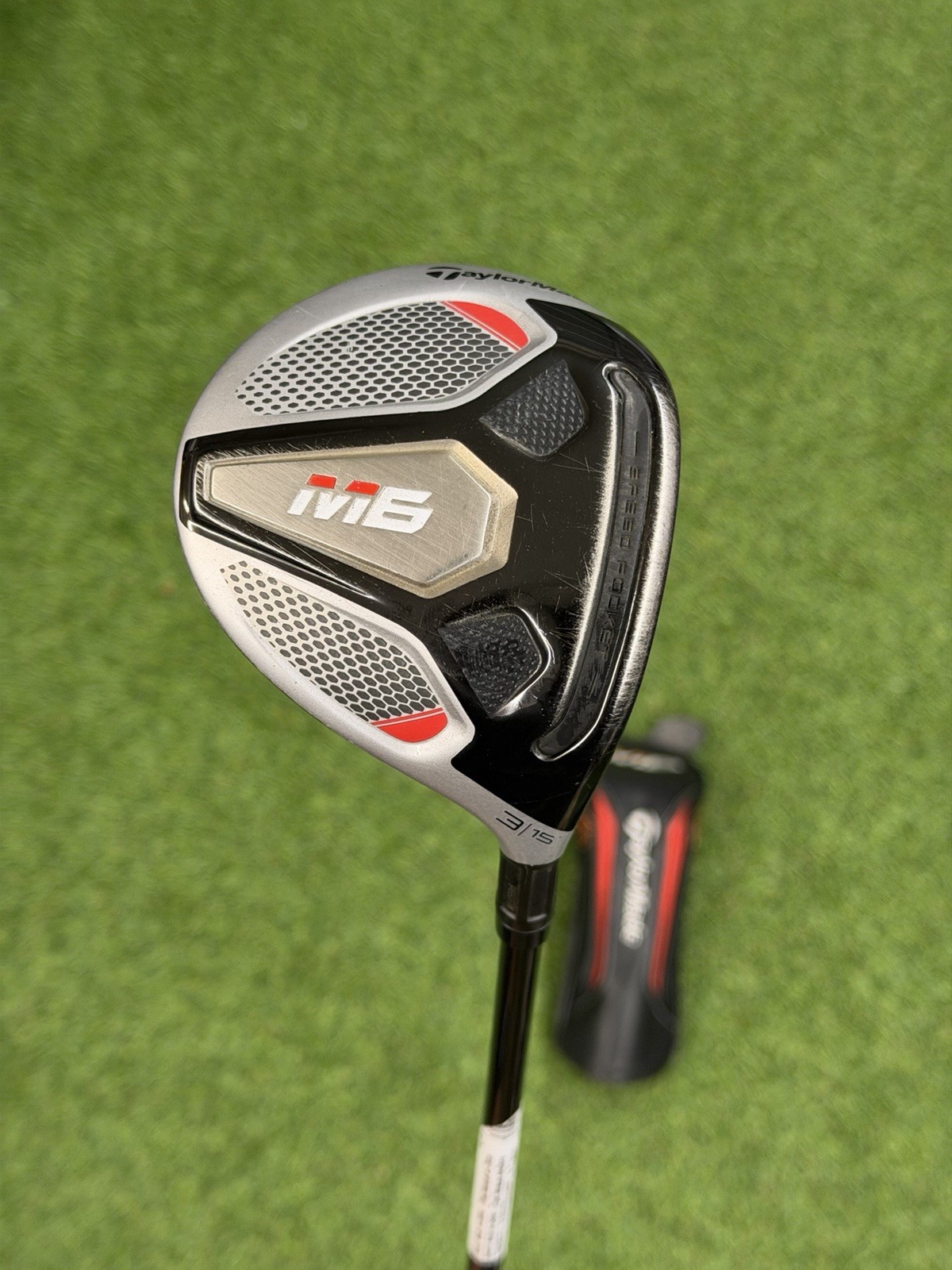 TaylorMade M6 3 Wood | 15° | Fujikura ATMOS 6S Stiff | RH | Headcover