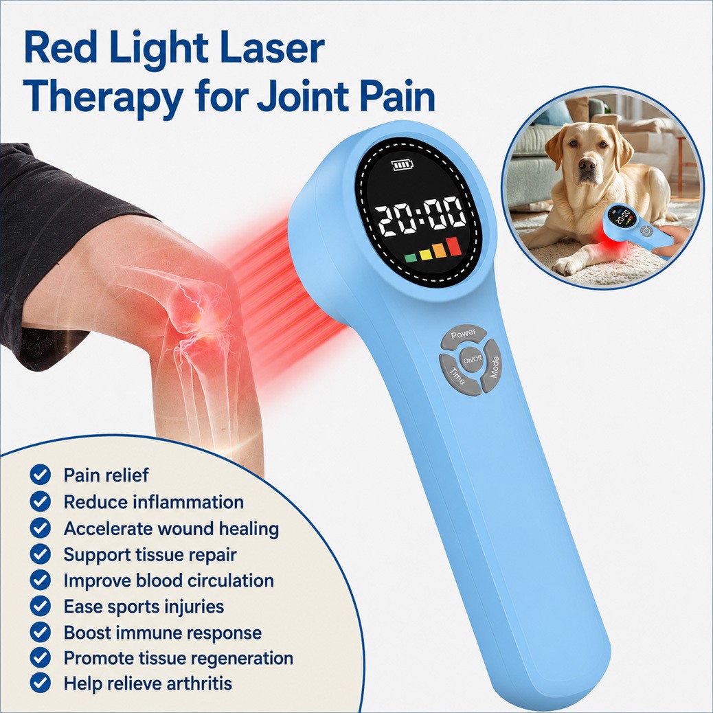1760mW Class 4 Laser Therapy Device for Knee Osteoarthritis Sports Injuries Pain