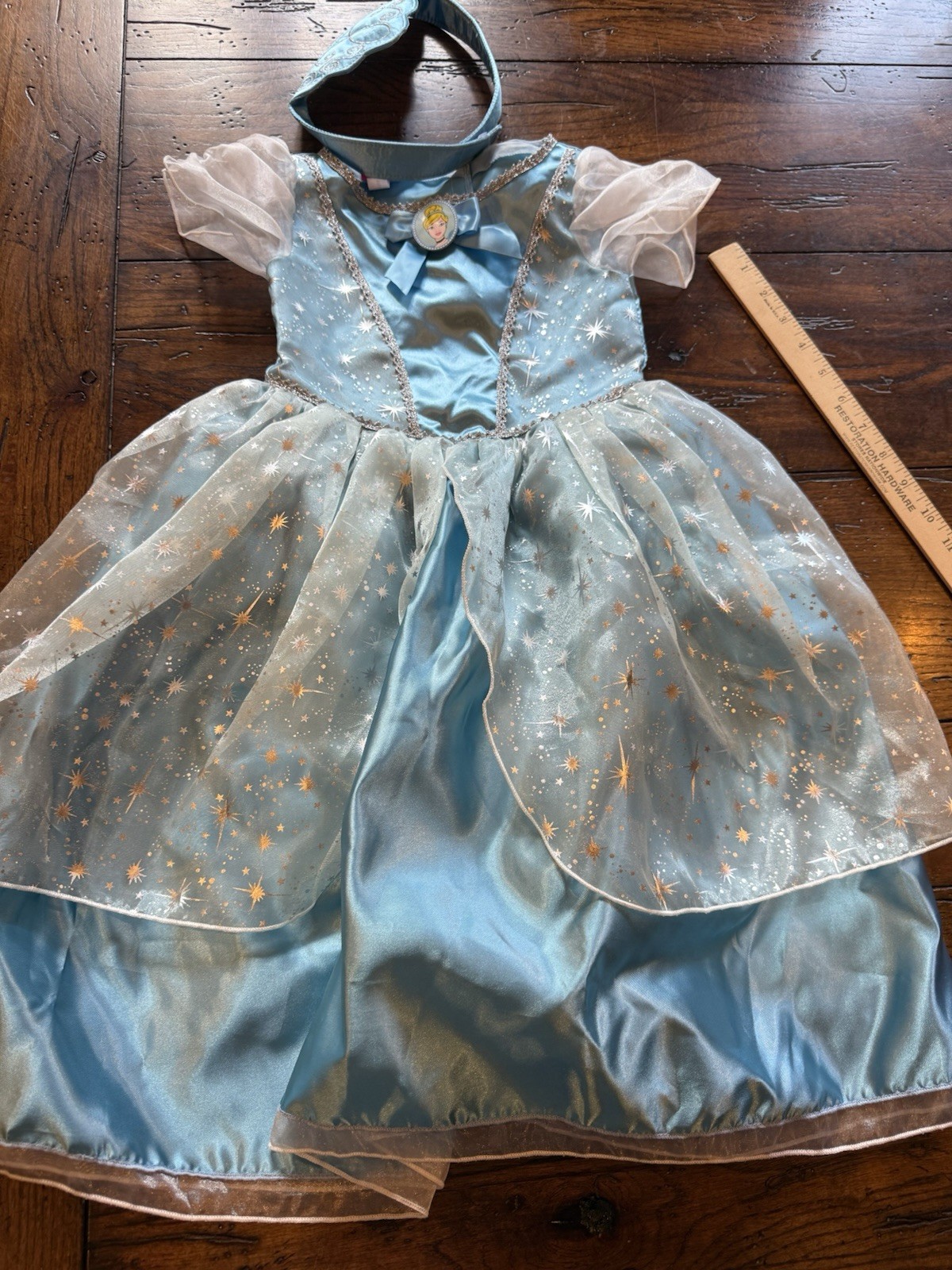 Disney Princess Cinderella Dress Costume Size 2T NWOT Layered Tulle Sparkle Disney Princess Cinderella Dress Costume Size 2T NWOT Layered Tulle Sparkle