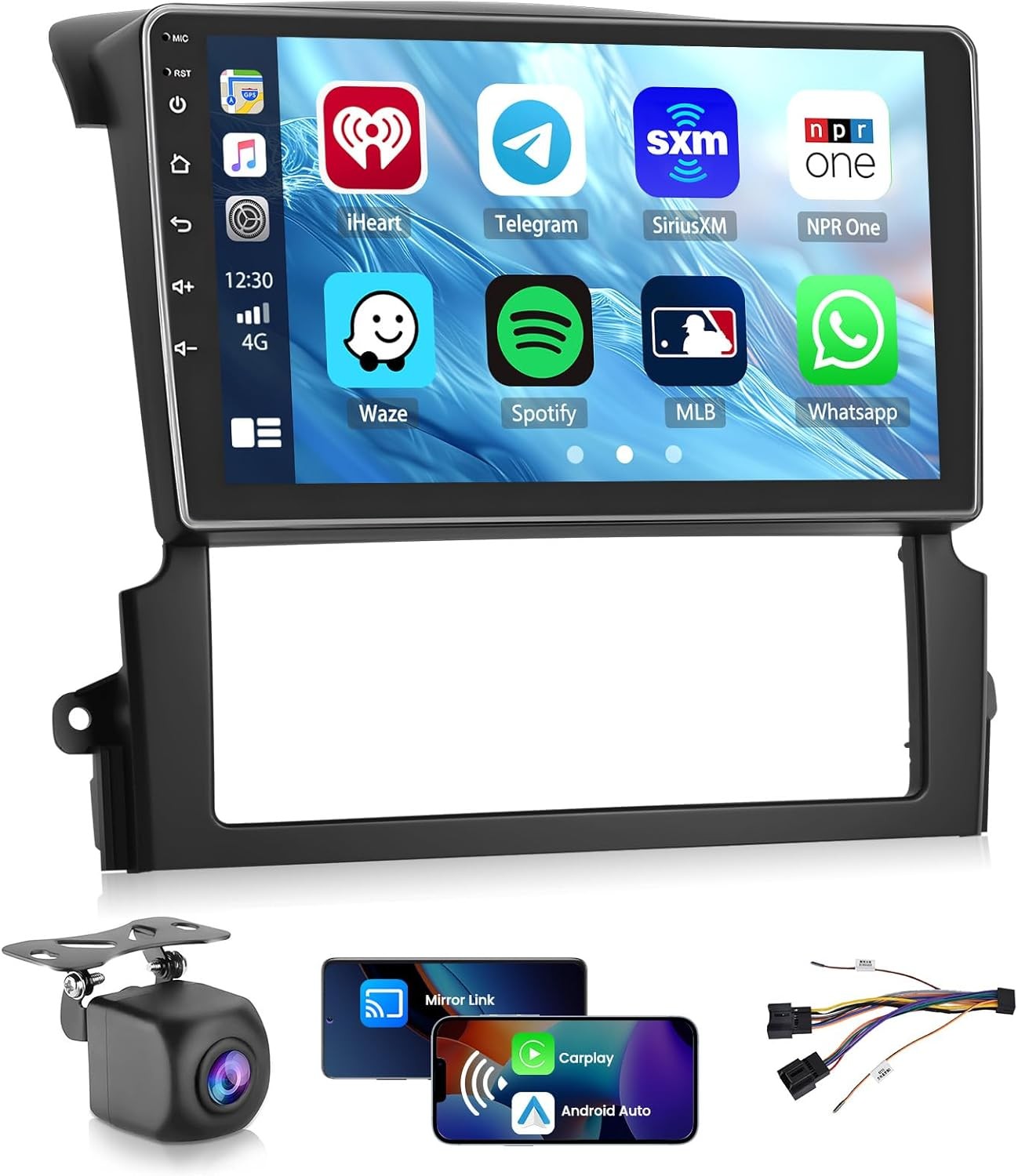 For 2004-2008 Kia Sorento Car Stereo Apple CarPlay Android 15 Radio GPS Navi SWC