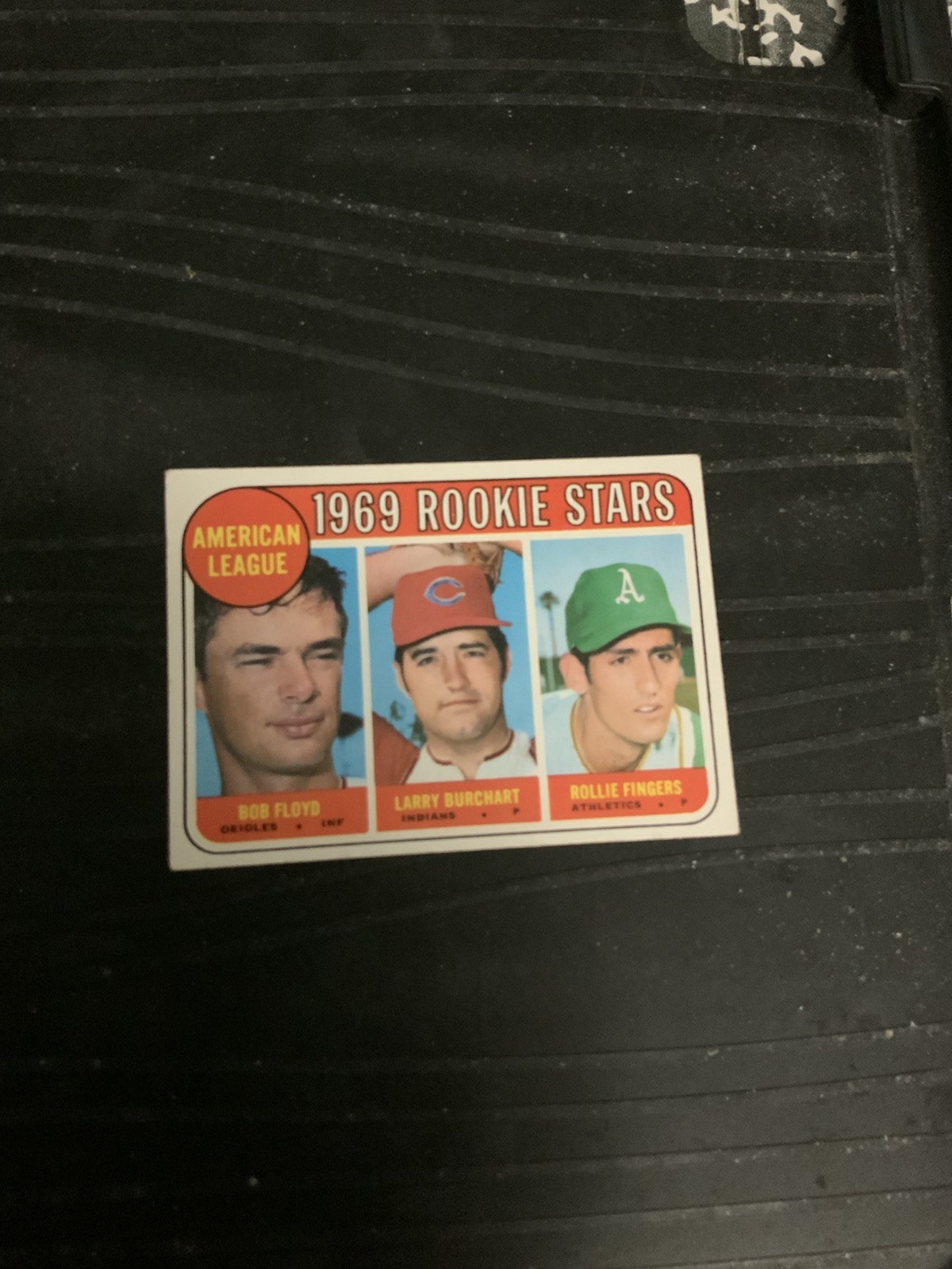 1969 Topps - High # Rollie Fingers, Bobby Floyd, Larry Burchart #597 (RC) EX 1969 Topps - High # Rollie Fingers, Bobby Floyd, Larry Burchart #597 (RC) EX