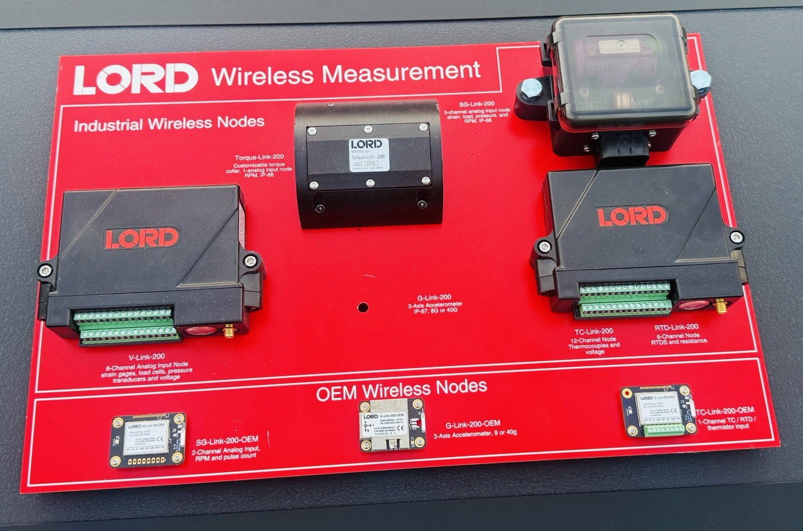 LORD MicroStrain Wireless Measurement demonstration/display set LORD MicroStrain Wireless Measurement demonstration/display set