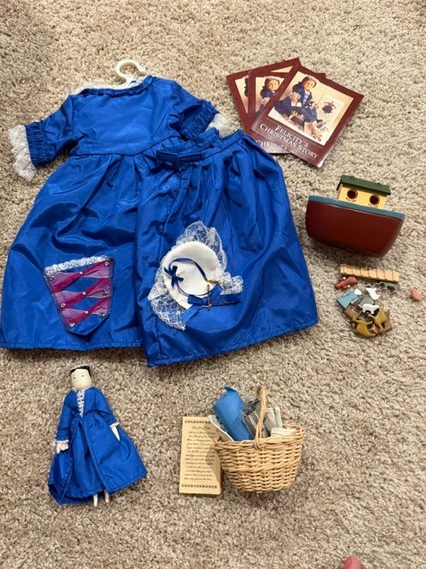 Pleasant Company Felicity american girl christmas story set in box Pleasant Company Felicity american girl christmas story set in box