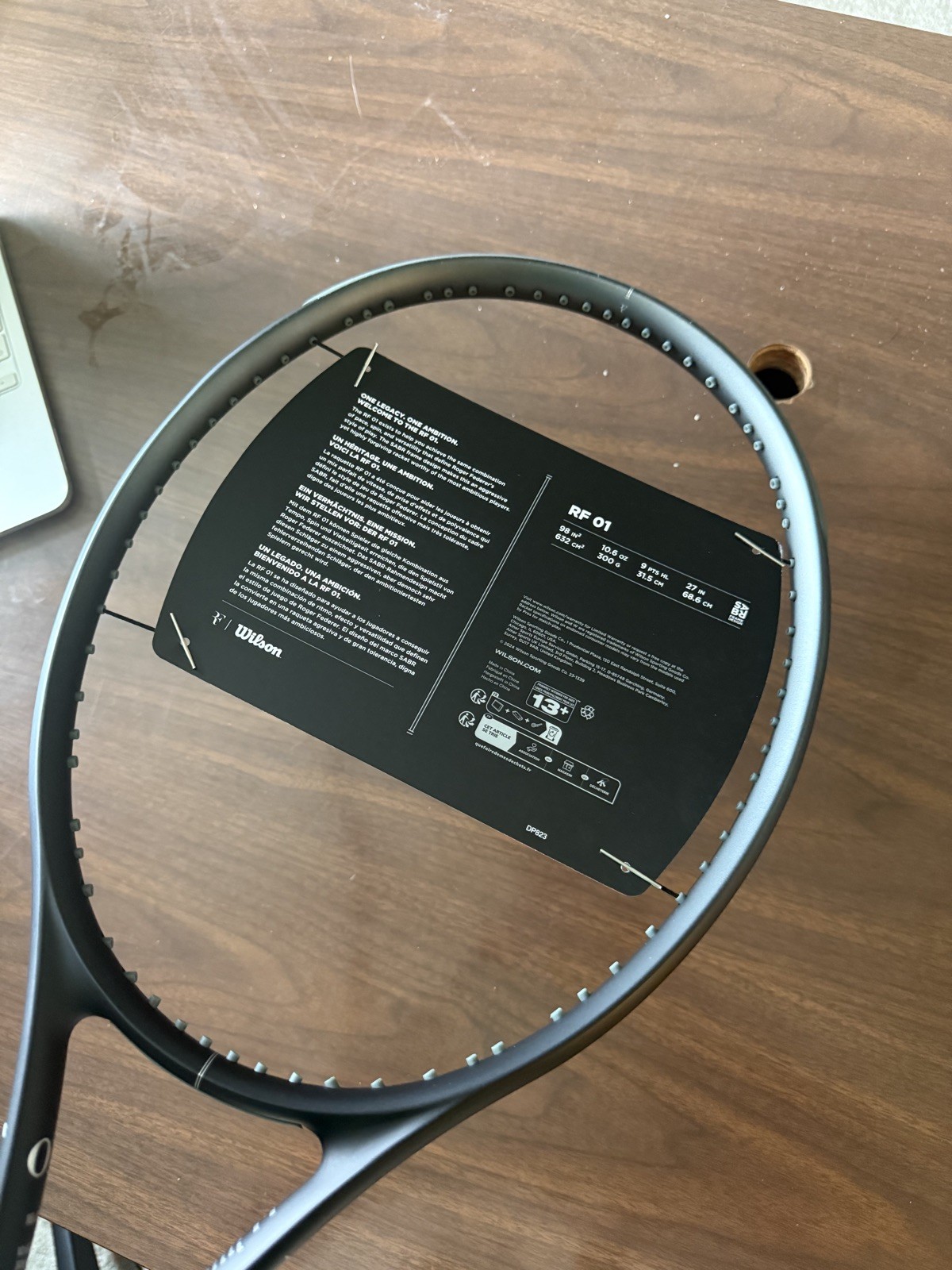 Wilson RF 01 Roger Federer Tennis Racquet 300g 16x19 4 1/4 Grip – Brand New Wilson RF 01 Roger Federer Tennis Racquet 300g 16x19 4 1/4 Grip – Brand New