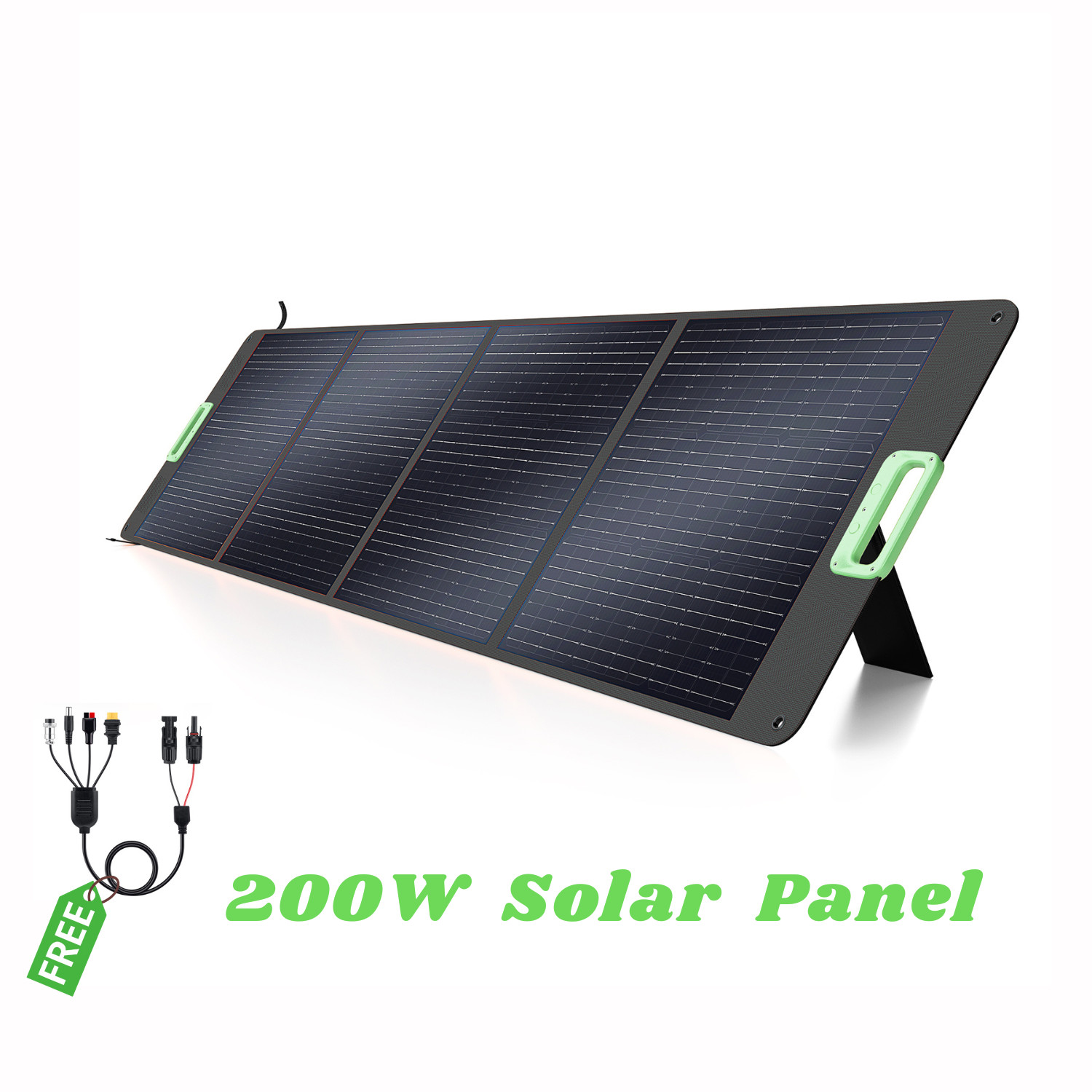 EBL  200 Watt Portable Solar Panel  for Power Station: Foldable  with MC4 Cable