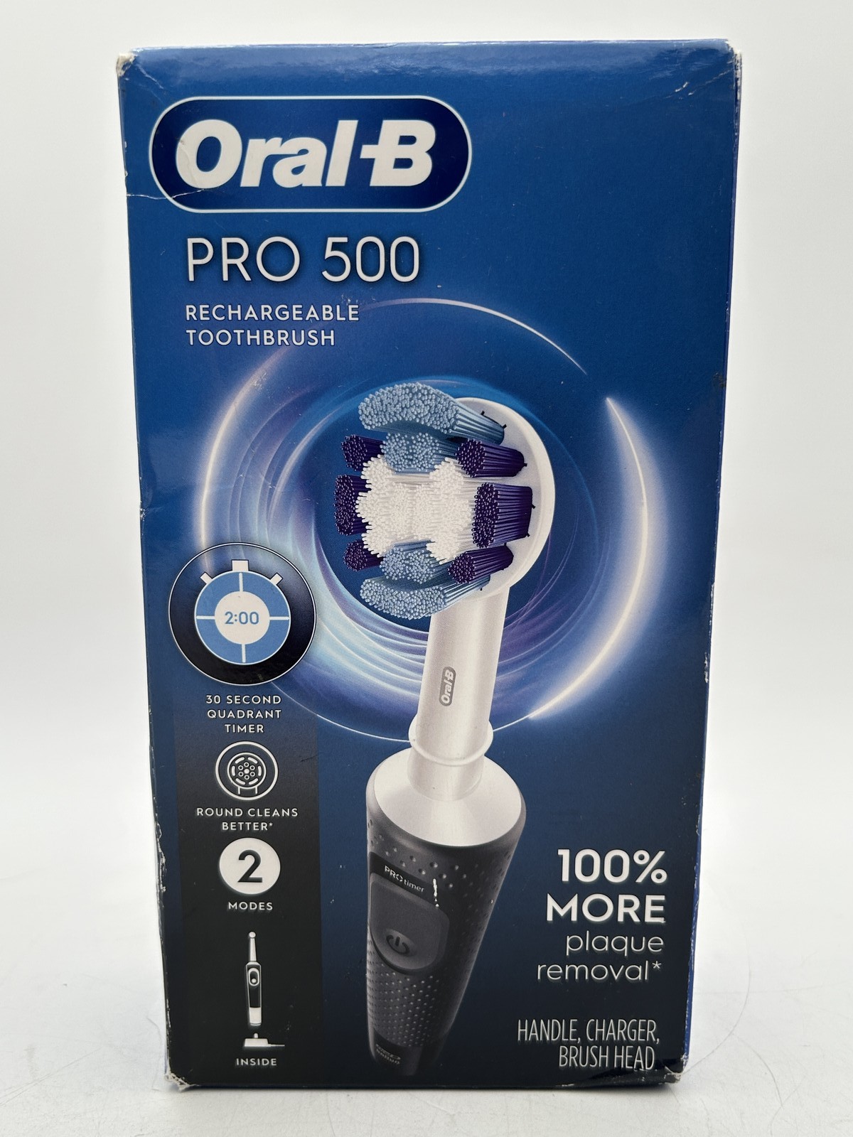 Oral-B Pro 500 Rechargeable Toothbrush Black Oral-B Pro 500 Rechargeable Toothbrush Black