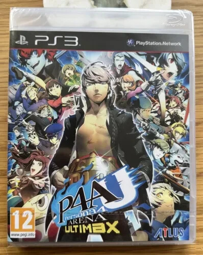NEW - SEALED - PS3 - Persona 4 Arena Ultimax Playstation 3 Game P4A U.K. Pal New NEW - SEALED - PS3 - Persona 4 Arena Ultimax Playstation 3 Game P4A U.K. Pal New