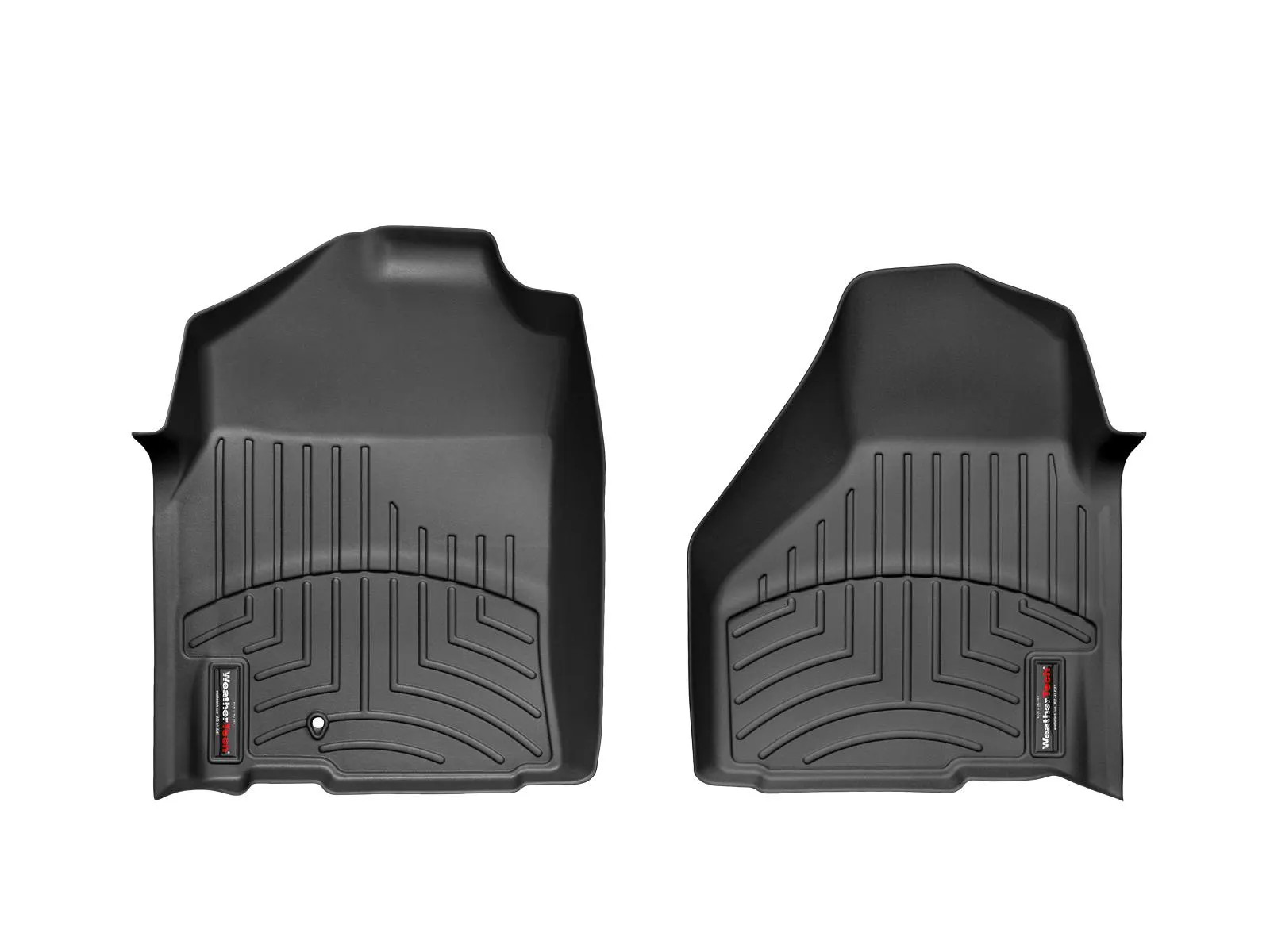 WeatherTech FloorLiner for 2012-2012 RAM Ram 1500 - 1st Row, Black