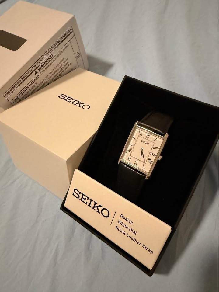 Seiko Essentials White Men's Watch - SWR049
