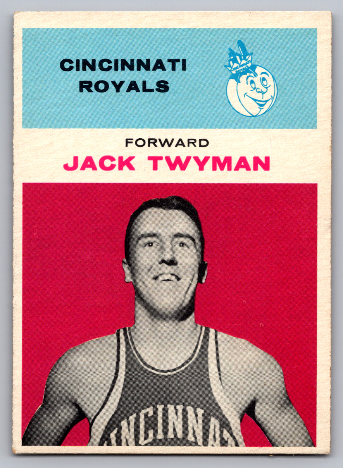 1961-62 FLEER #42 JACK TWYMAN CINCINNATI ROYALS 1961-62 FLEER #42 JACK TWYMAN CINCINNATI ROYALS