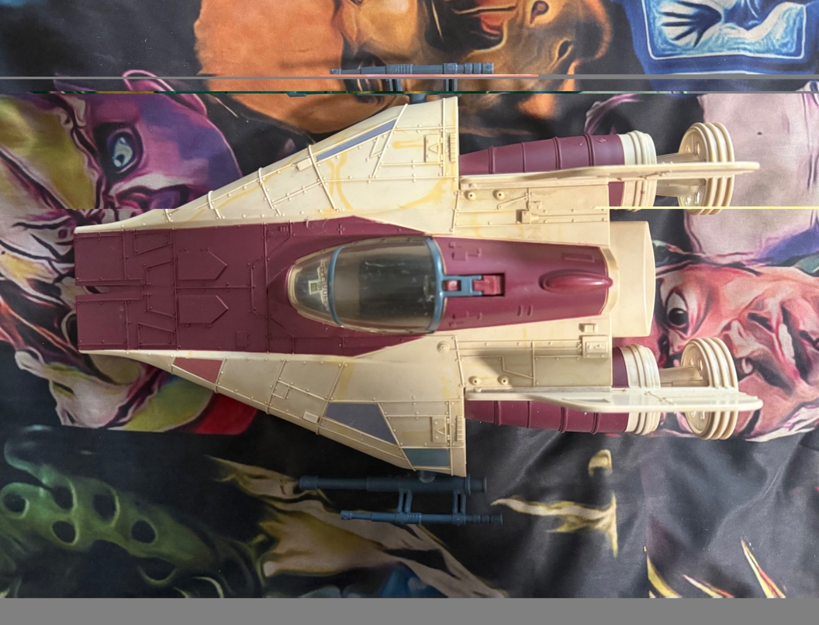 Star Wars Kenner 1985 Vintage A-Wing Vehicle Star Wars Kenner 1985 Vintage A-Wing Vehicle