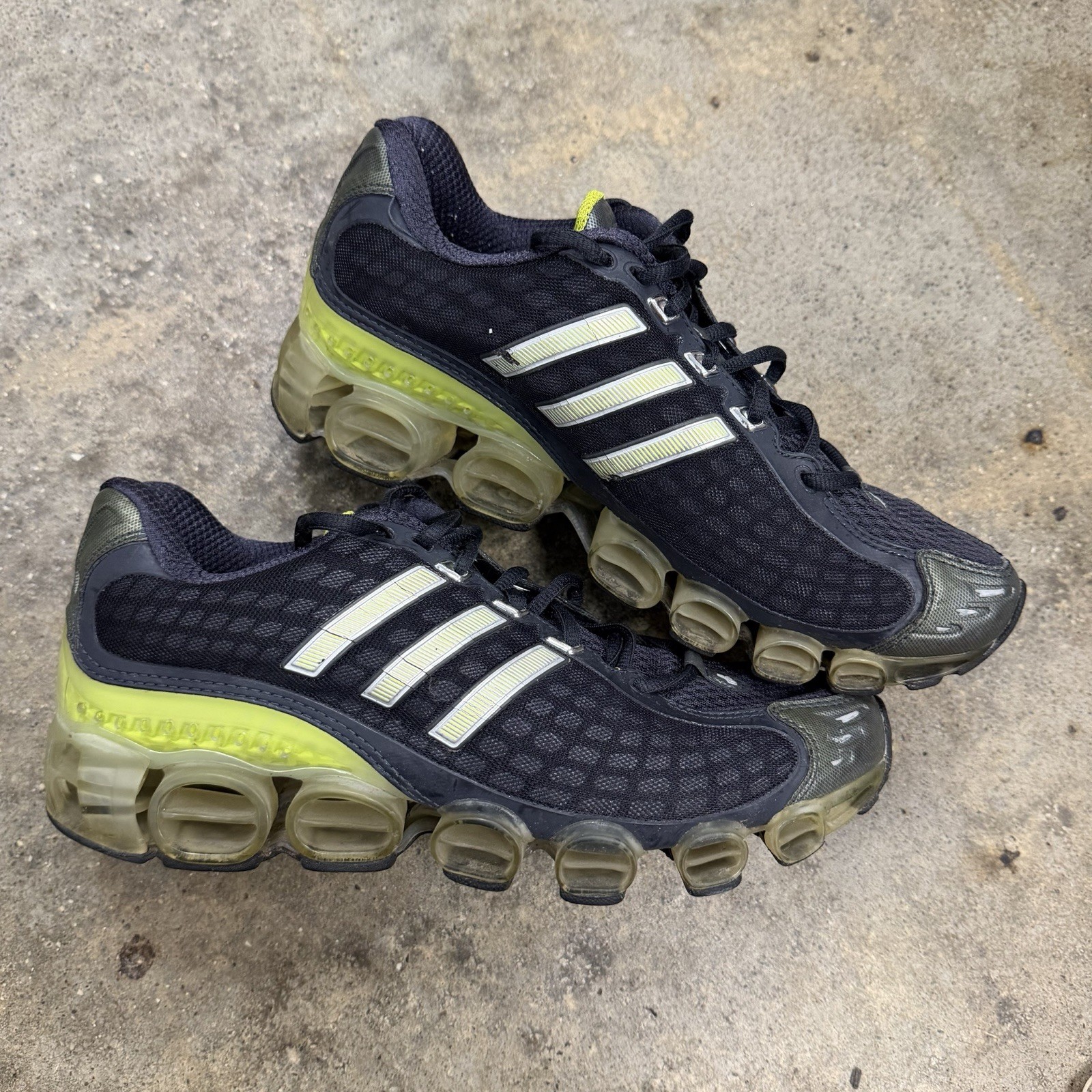Adidas Bounce Sneakers Shoes Mens Size 8 Black Green Adidas Bounce Sneakers Shoes Mens Size 8 Black Green
