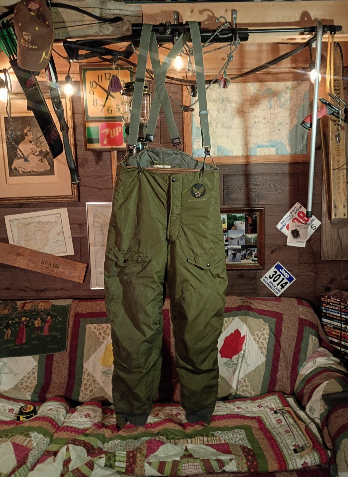 US Air Force Type F-1B Flying Man\'s Trousers Sz 36 Vtg USAF 1961 Museum Quality US Air Force Type F-1B Flying Man\'s Trousers Sz 36 Vtg USAF 1961 Museum Quality
