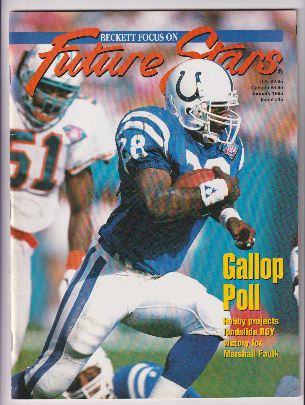 Beckett Focus On Future Stars Jan 1995 Marshall Faulk/Juwan Howard/Jalen Rose Beckett Focus On Future Stars Jan 1995 Marshall Faulk/Juwan Howard/Jalen Rose