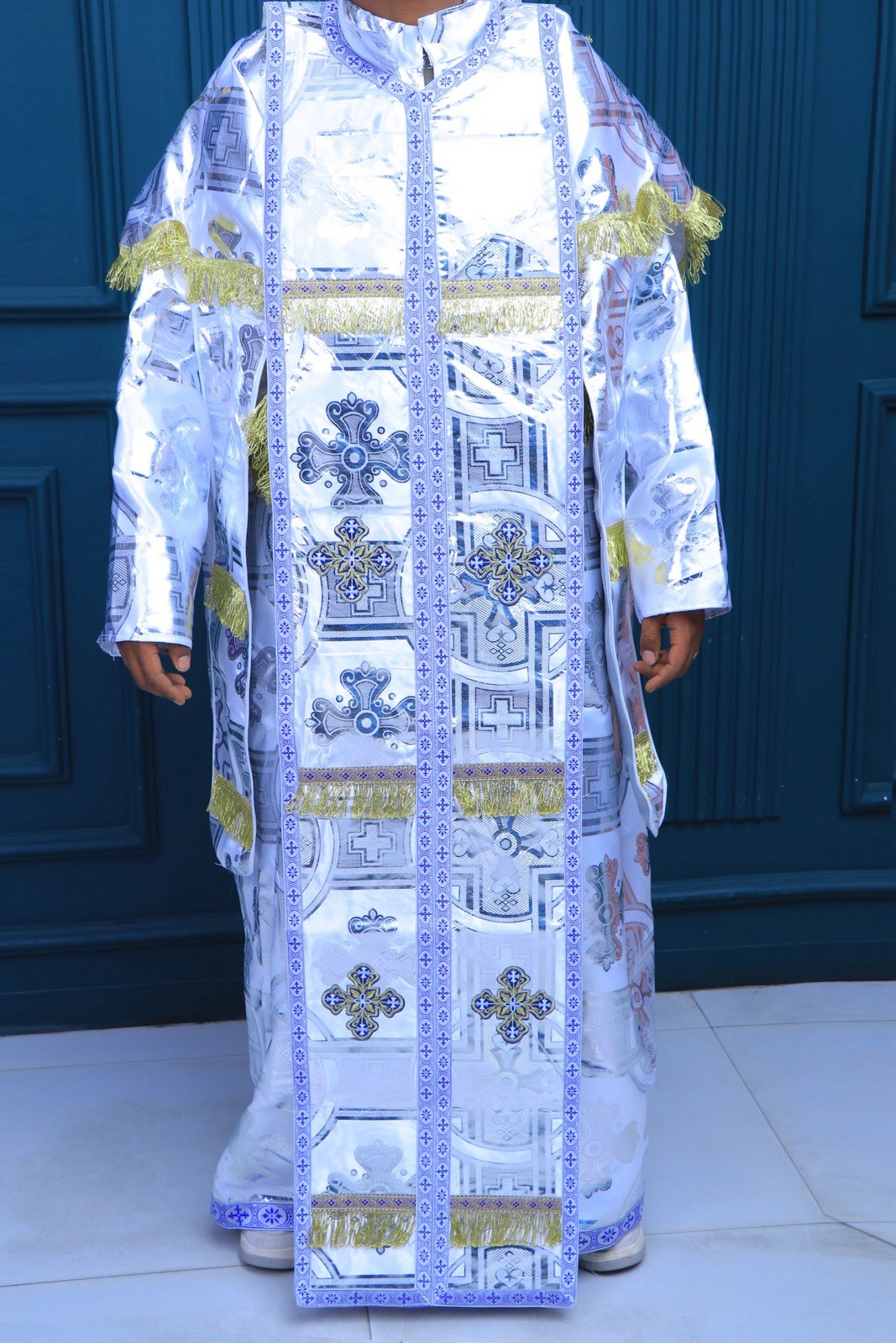 Ethiopian coptic orthodox priest vestments particular worship full sets Ethiopian coptic orthodox priest vestments particular worship full sets