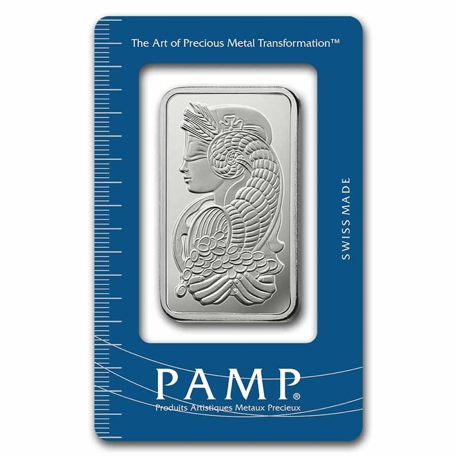 1 OZ SILVER BAR ✪ PAMP SUISSE LADY FORTUNA ✪ CARDED SEALED FROM ORIGINAL BOXES