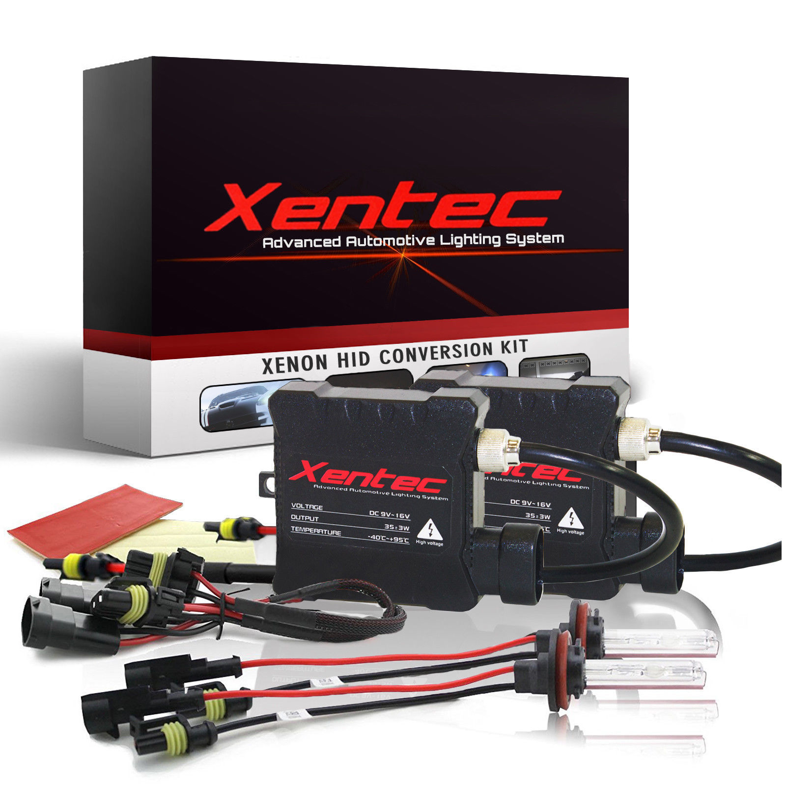 Xentec Xenon Light HID Kit 30000LM 35W Slim H1 H4 H7 H10 H11 H13 9004 9006 9007