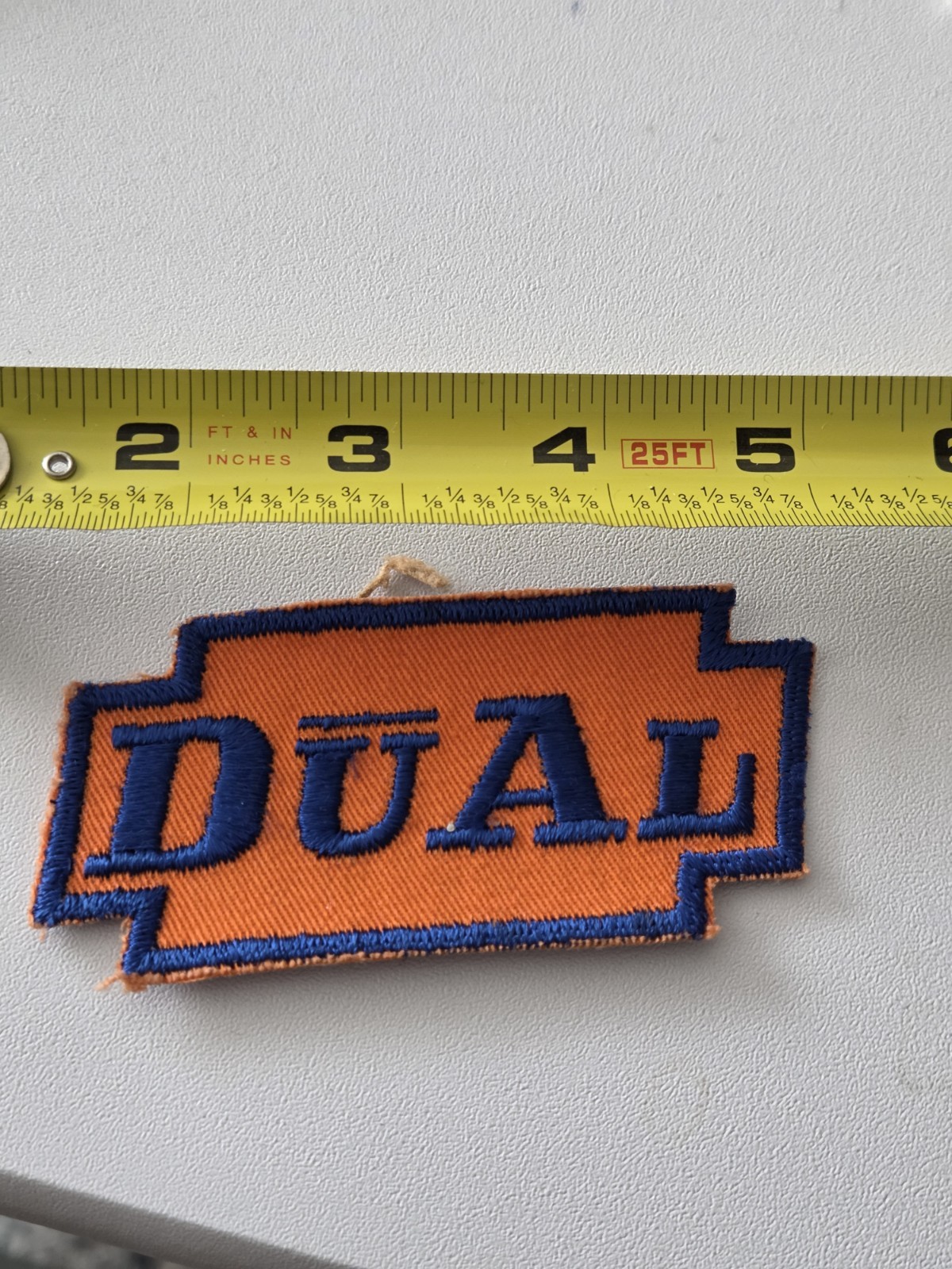 Vtg Brand Dual DŪAL Patch (Advertising / Uniform Patch) Nos Vtg Brand Dual DŪAL Patch (Advertising / Uniform Patch) Nos
