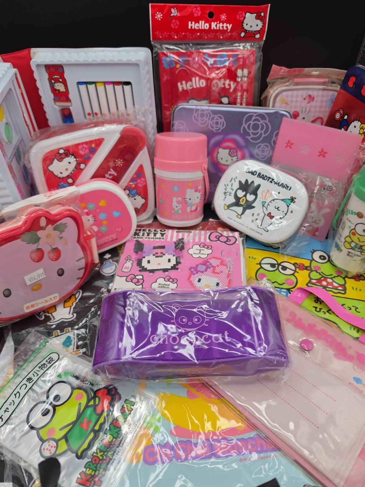 Sanrio Hello Kitty Vintage Retro Items Set New Character Goods Japan Vtg Sanrio Hello Kitty Vintage Retro Items Set New Character Goods Japan Vtg