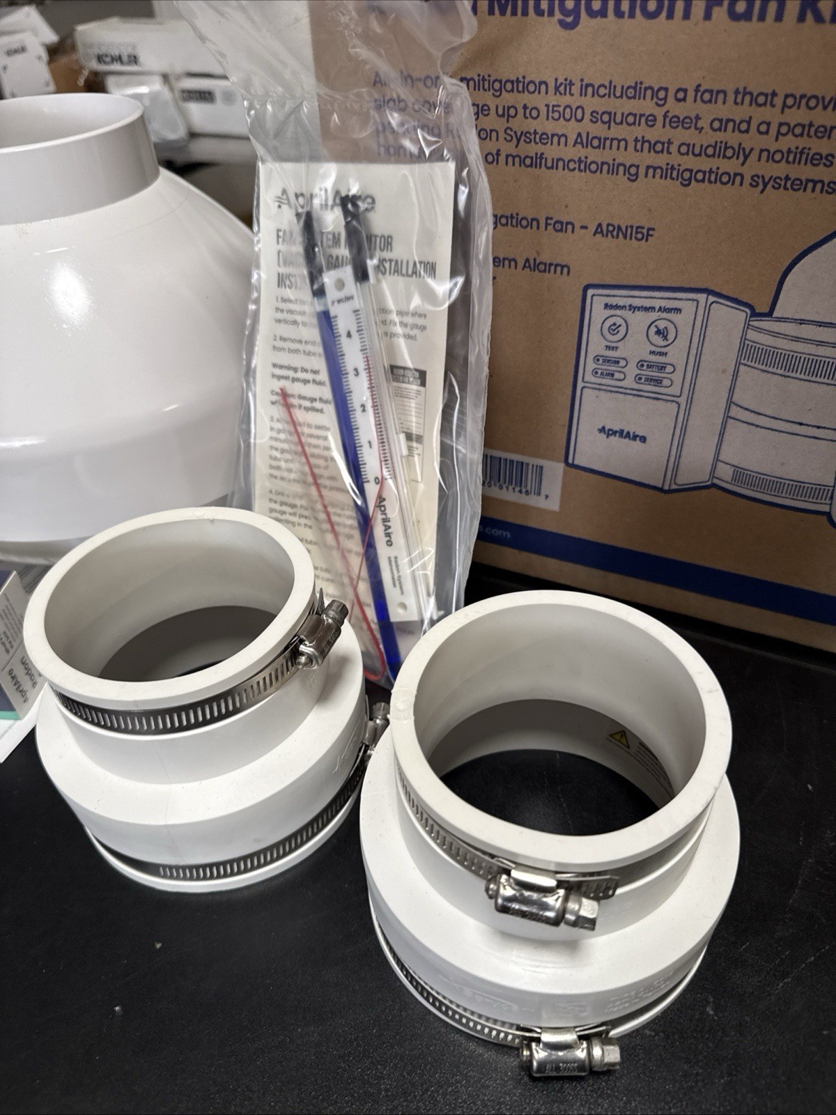 AprilAire, ARN15F, Radon, Mitigation, Fan Kit, 1500 Sq. ft. AprilAire, ARN15F, Radon, Mitigation, Fan Kit, 1500 Sq. ft.