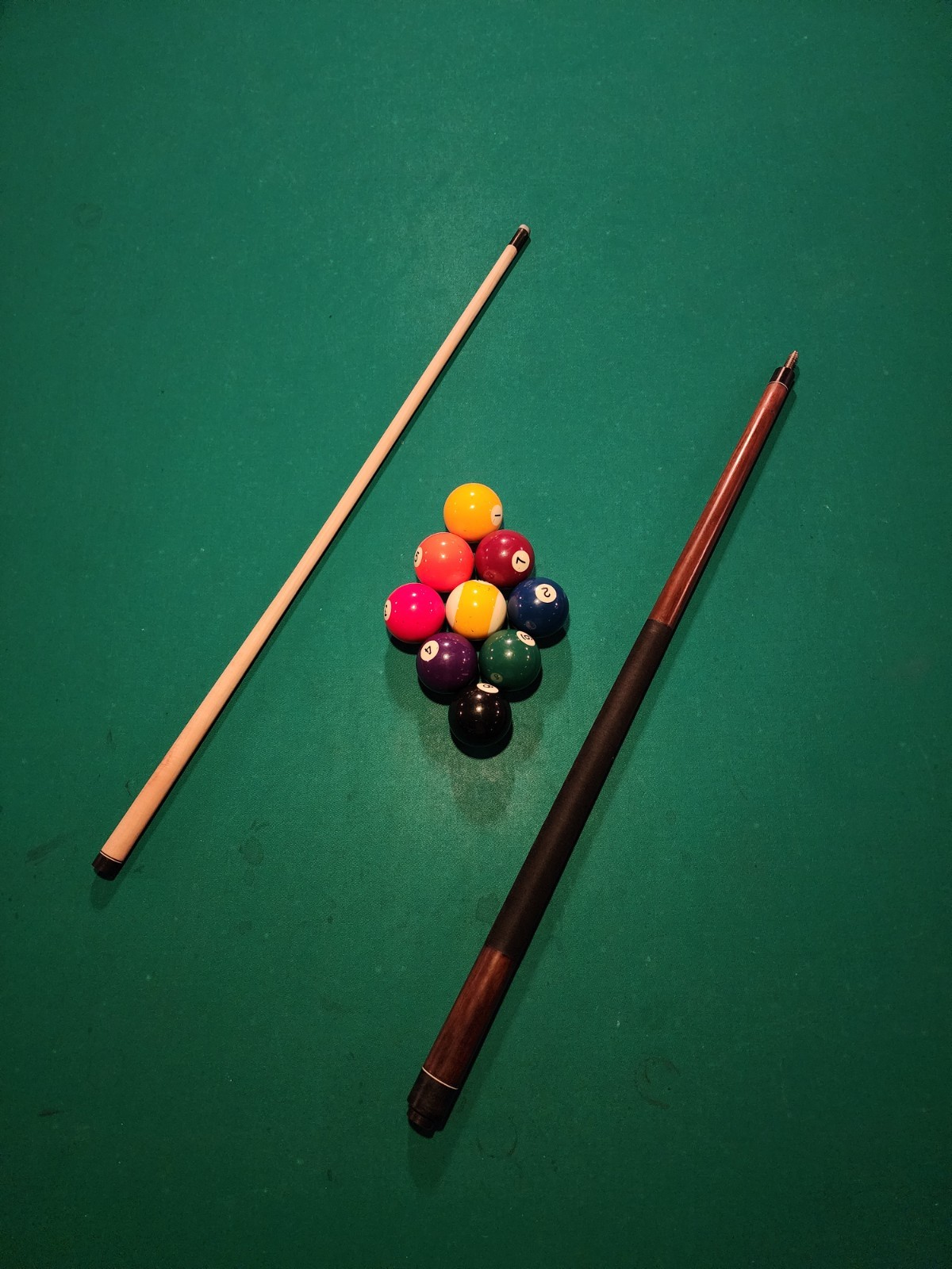 Custom Walnut Pool Cue [Templeton] : 12.5mm tip [Ultraskin Ivory M] 17.5-21oz
