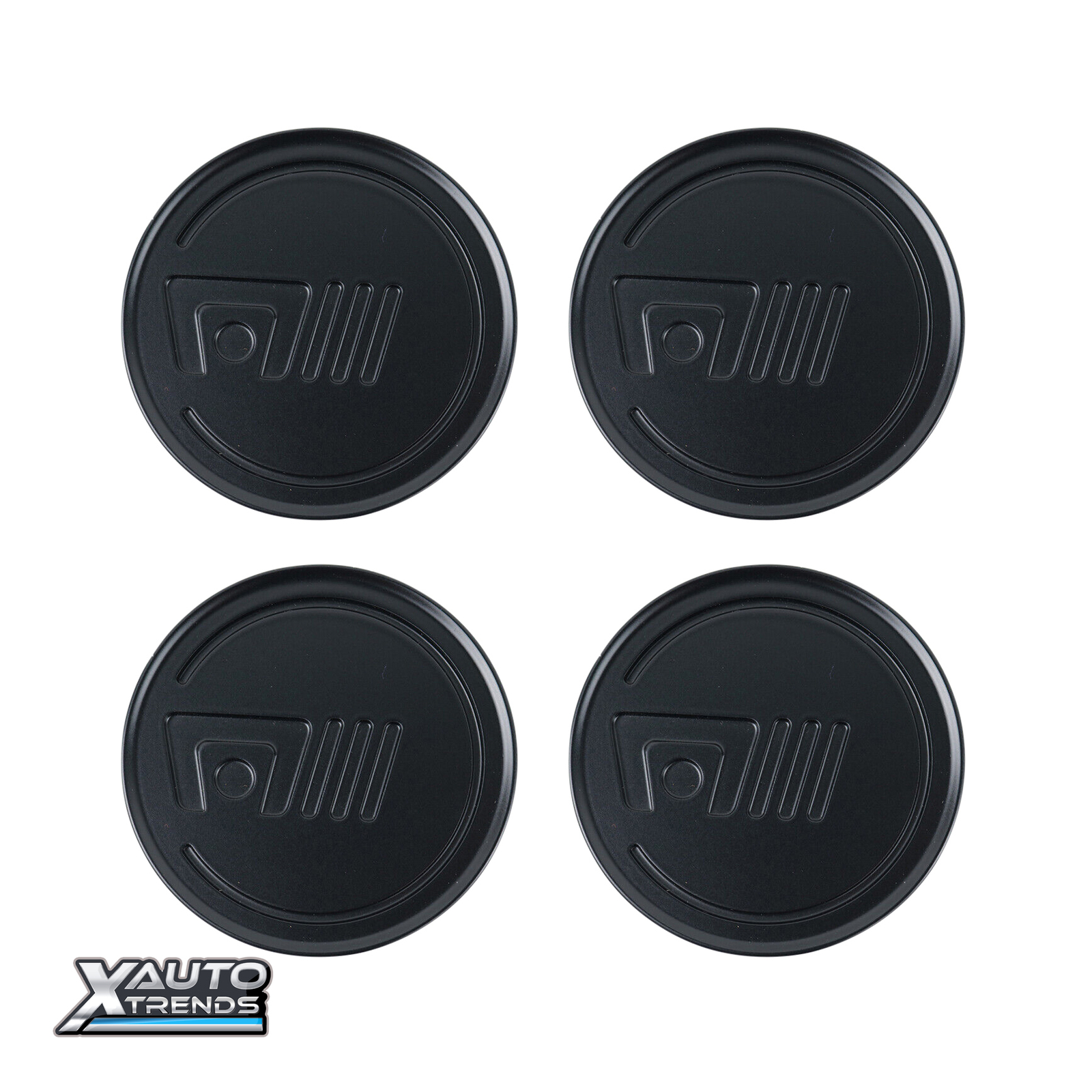 4 x Motegi Wheel Center Cap Aluminum Snap-In 65.3mm Matte Black MRCAPB-MB
