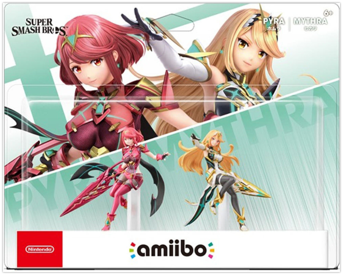 Nintendo amiibo Pyra Mythra Double Set Smash Bros Korean Ver. | Ships from USA