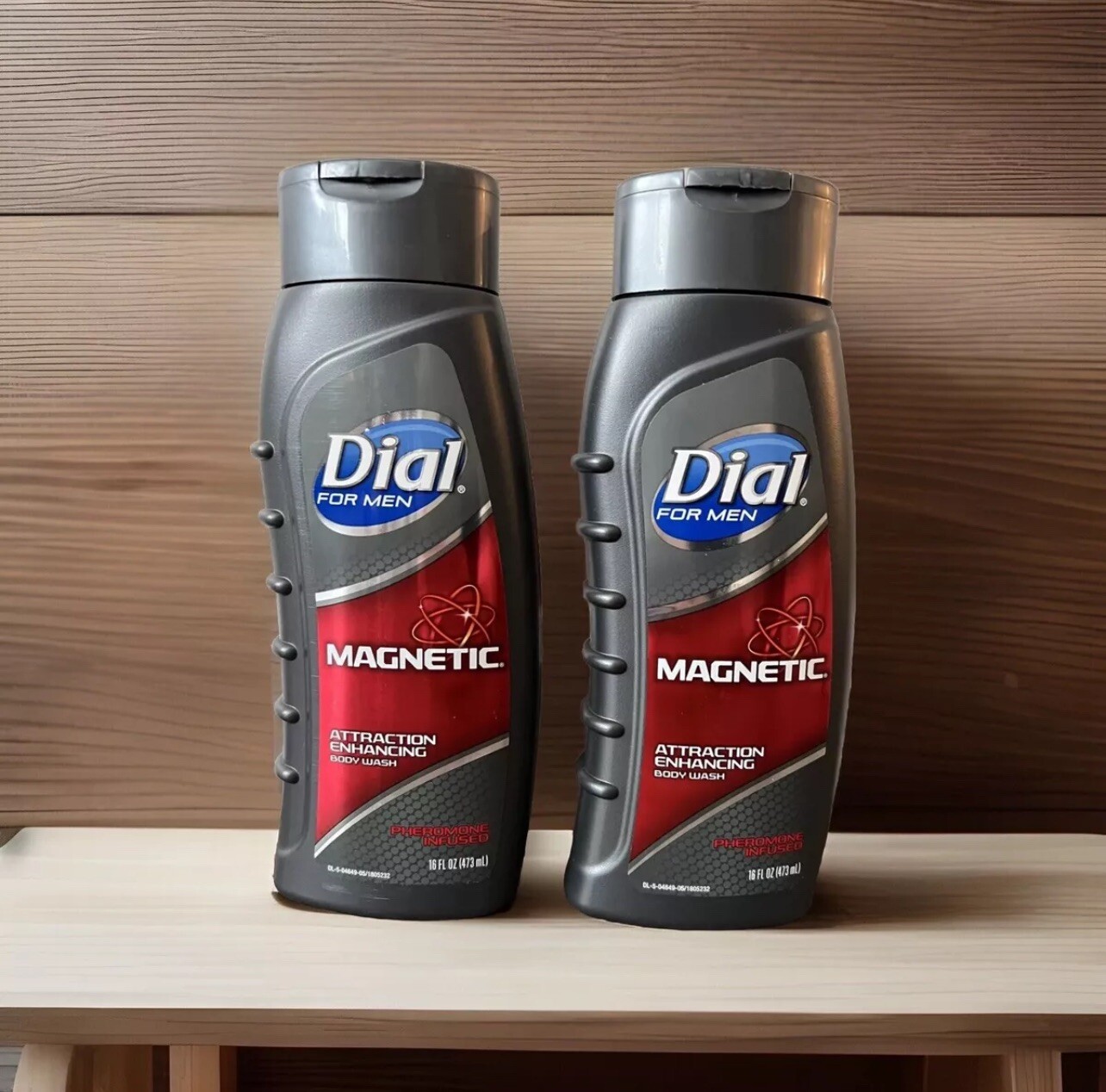 2x Dial For Men MAGNETIC Body Wash Attraction Enhancing Pheromone infused 16 oz