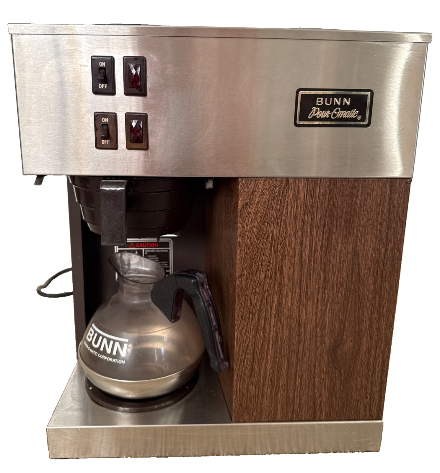 BUNN VPR Pour-O-Matic Pour-over Commercial Coffee Brewer Vintage Tested Works BUNN VPR Pour-O-Matic Pour-over Commercial Coffee Brewer Vintage Tested Works
