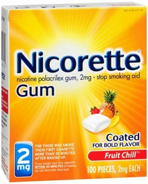 Nicorette Fruit Chill 2mg Gum - 100 Count Nicorette Fruit Chill 2mg Gum - 100 Count