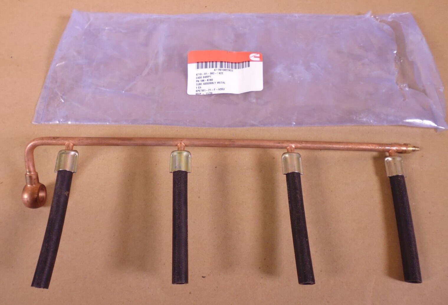 MEP803A Generator DN4M-1 Fuel Pump Line Tube 186-6160 OEM , 4710-01-382-2822 MEP803A Generator DN4M-1 Fuel Pump Line Tube 186-6160 OEM , 4710-01-382-2822