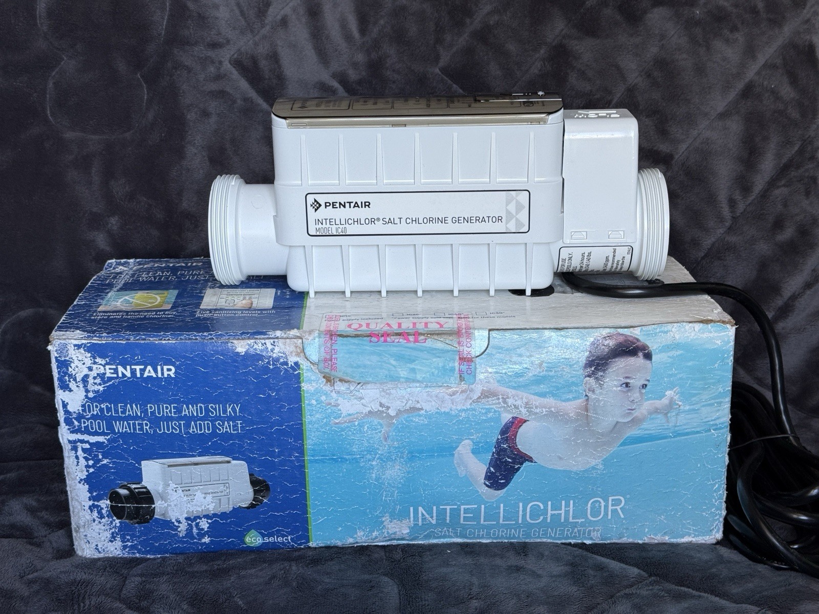 Pentair IntelliChlor IC40 Salt Cell 520555 Genuine OEM NEW Discontinued Pentair IntelliChlor IC40 Salt Cell 520555 Genuine OEM NEW Discontinued