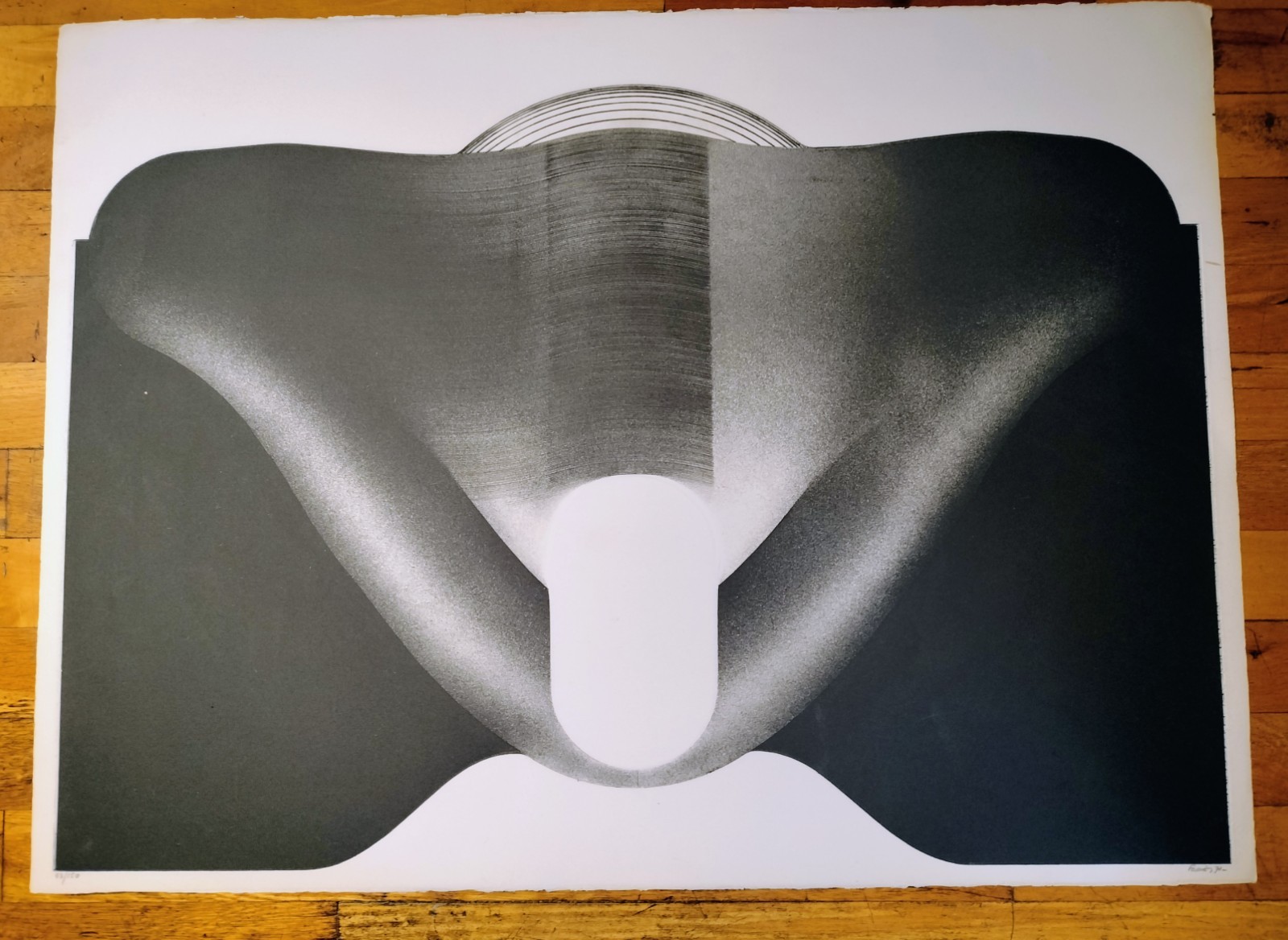 Christian Fossier, Untitled II, Etching with Aquatint, signed/numbered 53/150 Christian Fossier, Untitled II, Etching with Aquatint, signed/numbered 53/150