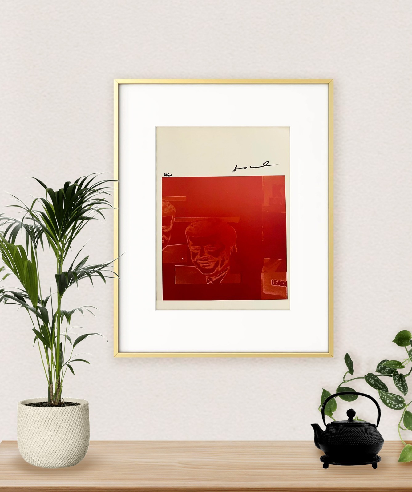 Andy Warhol  (1987), Original  Signed Print, COA and Appraisal for $3,500 US.*-