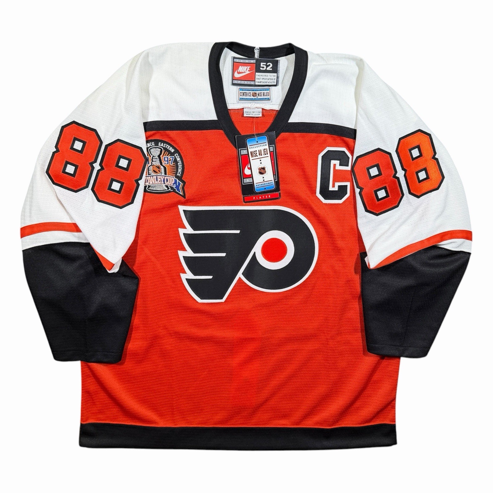 Eric Lindros Philadelphia Flyers Vintage 1997 Stanley Cup Nike NHL Jersey - 52/L