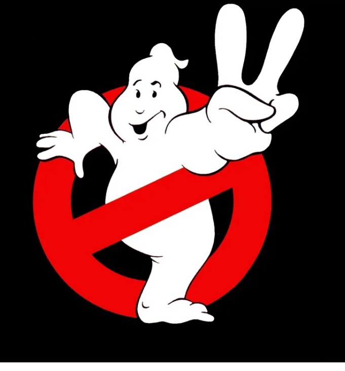 18” Ghostbusters 2 Movie Ghost Logo 1 Removable Auto Decal MAGNET Made In USA