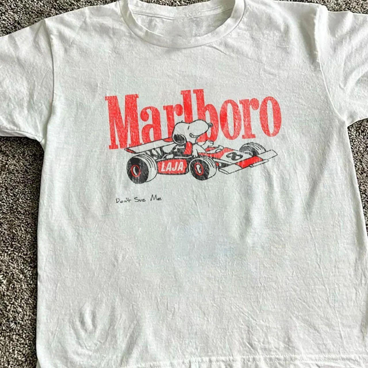 Marlboro Snoopy Don\'t Save Me Vintage Graphic T Shirt Peanuts Tee USA S-5XL