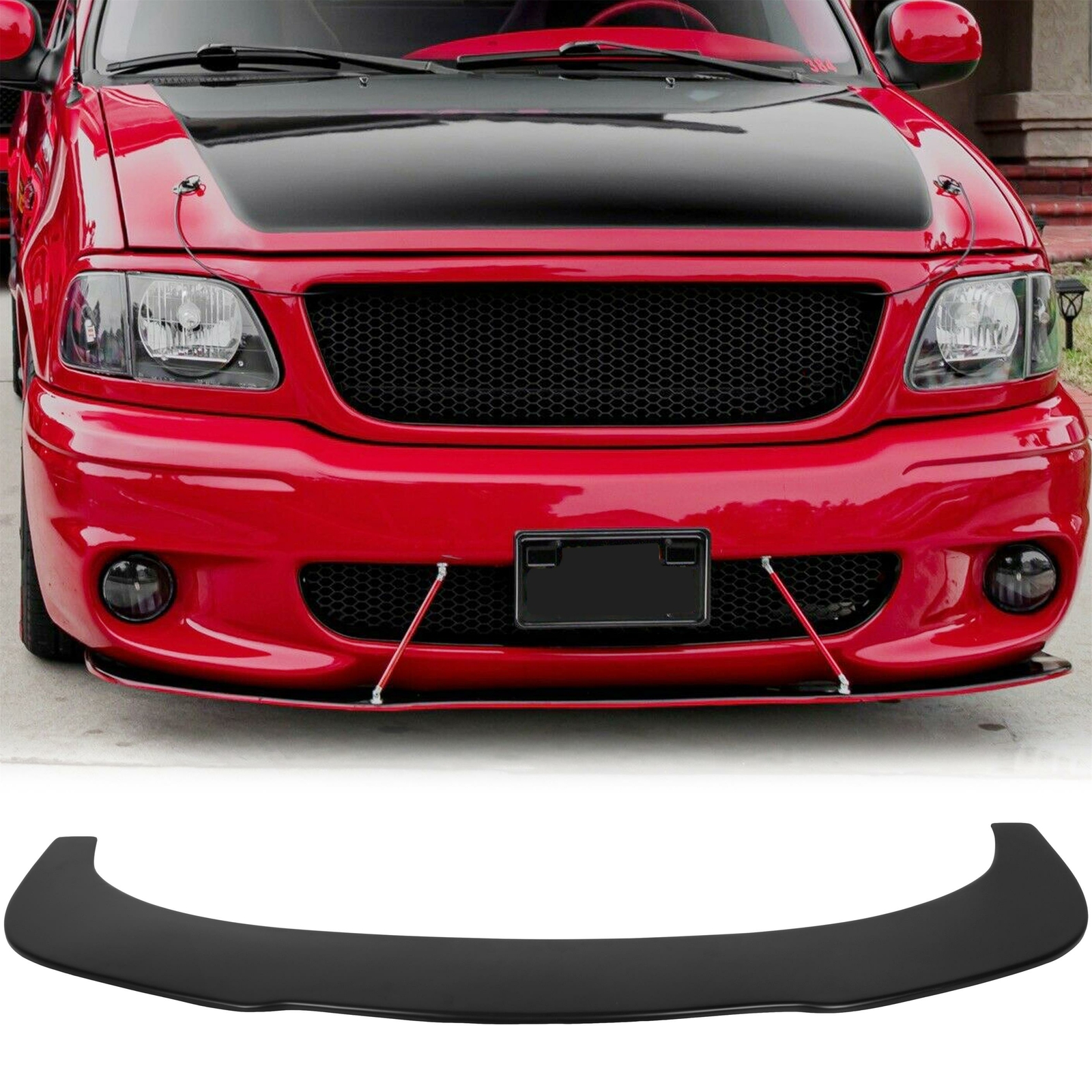 Universal 67’’ x 21’’ Front Bumper Lip Flat Splitter Plate Under Panel Diffuser Universal 67’’ x 21’’ Front Bumper Lip Flat Splitter Plate Under Panel Diffuser