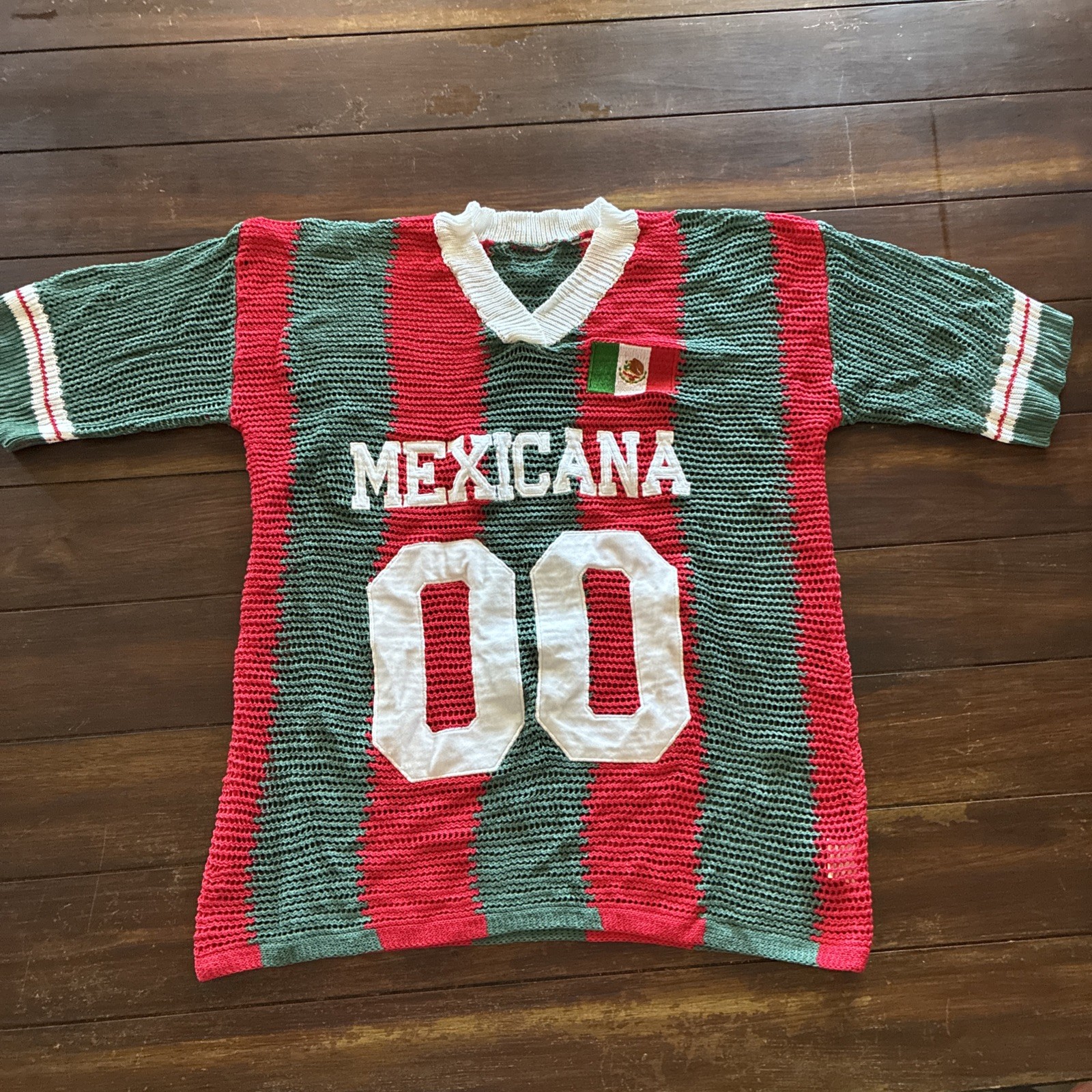Mexico Mexicana Acrylic Mesh Jersey 00 One Of A Kind Mexico Mexicana Acrylic Mesh Jersey 00 One Of A Kind