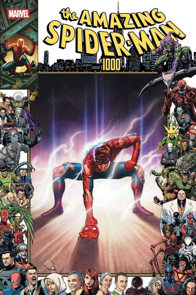 The Amazing Spider-Man 1000 Cover Art One Piece Luffy Gear 2 Inspired Poster