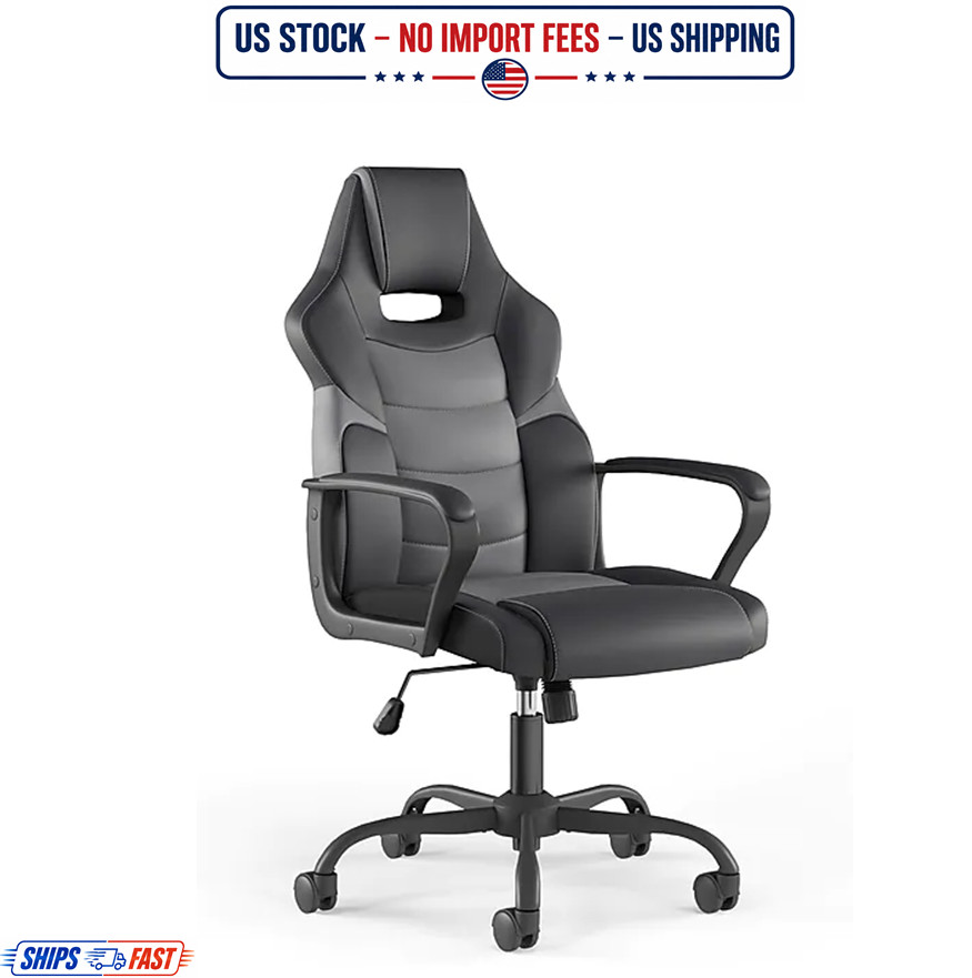 Staples Emerge Vector Gaming Chair Black Gray Ergonomic Racing 61108 Staples Emerge Vector Gaming Chair Black Gray Ergonomic Racing 61108