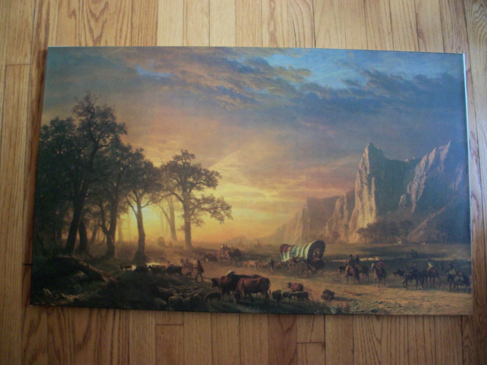 Emigrants Crossing the Plains, 1867 - Albert Bierstadt L.Ed. Giclee AP #24/50 Emigrants Crossing the Plains, 1867 - Albert Bierstadt L.Ed. Giclee AP #24/50