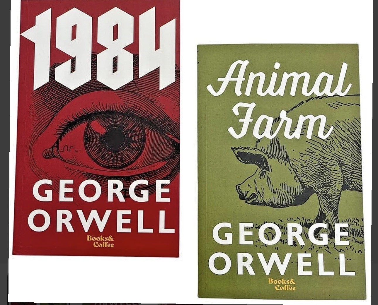 1984  & Animal Farm  (Set of 2 Books)  by  George Orwell -NEW