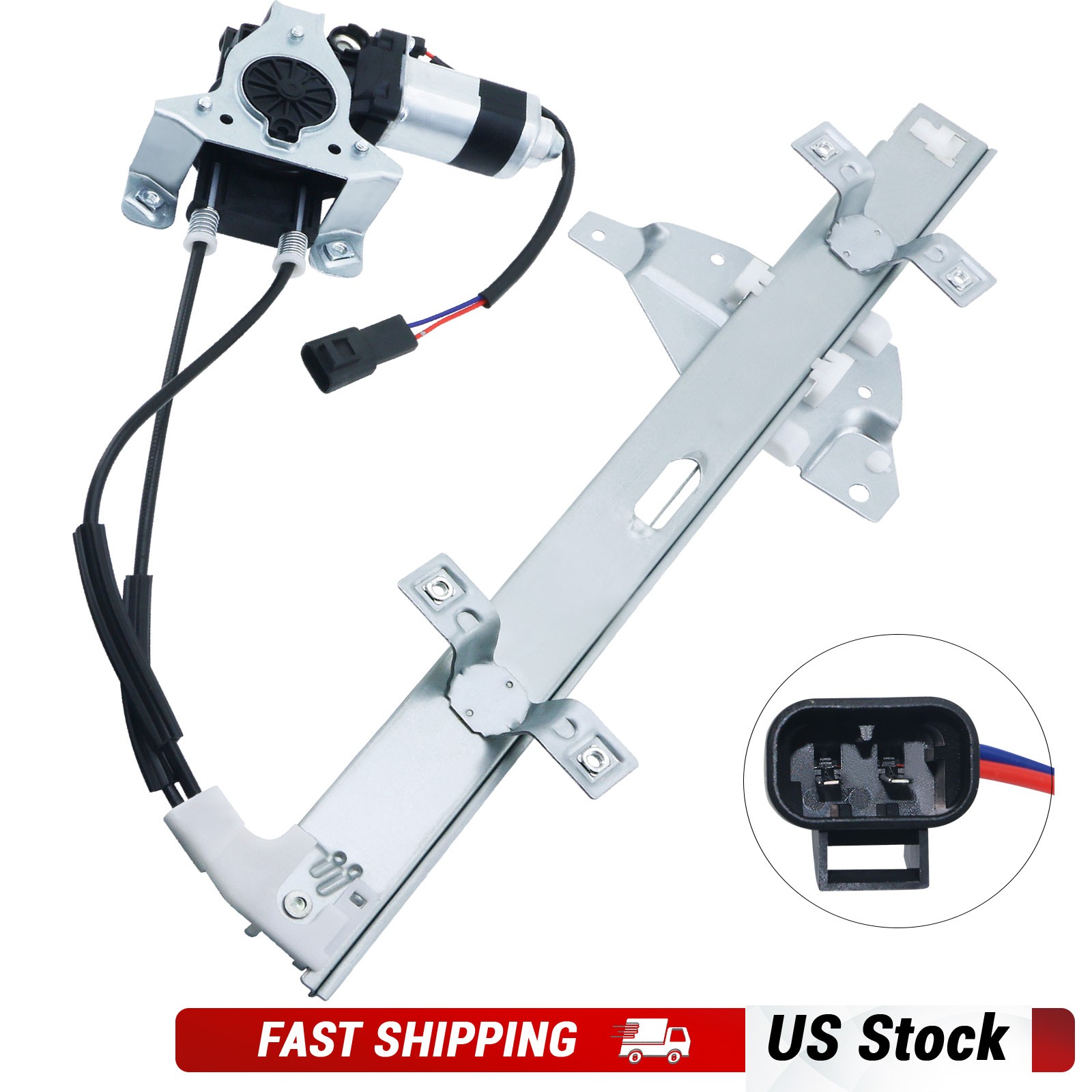 Power Window Regulator with Motor for 1997-2005 Buick Century Regal Front Left