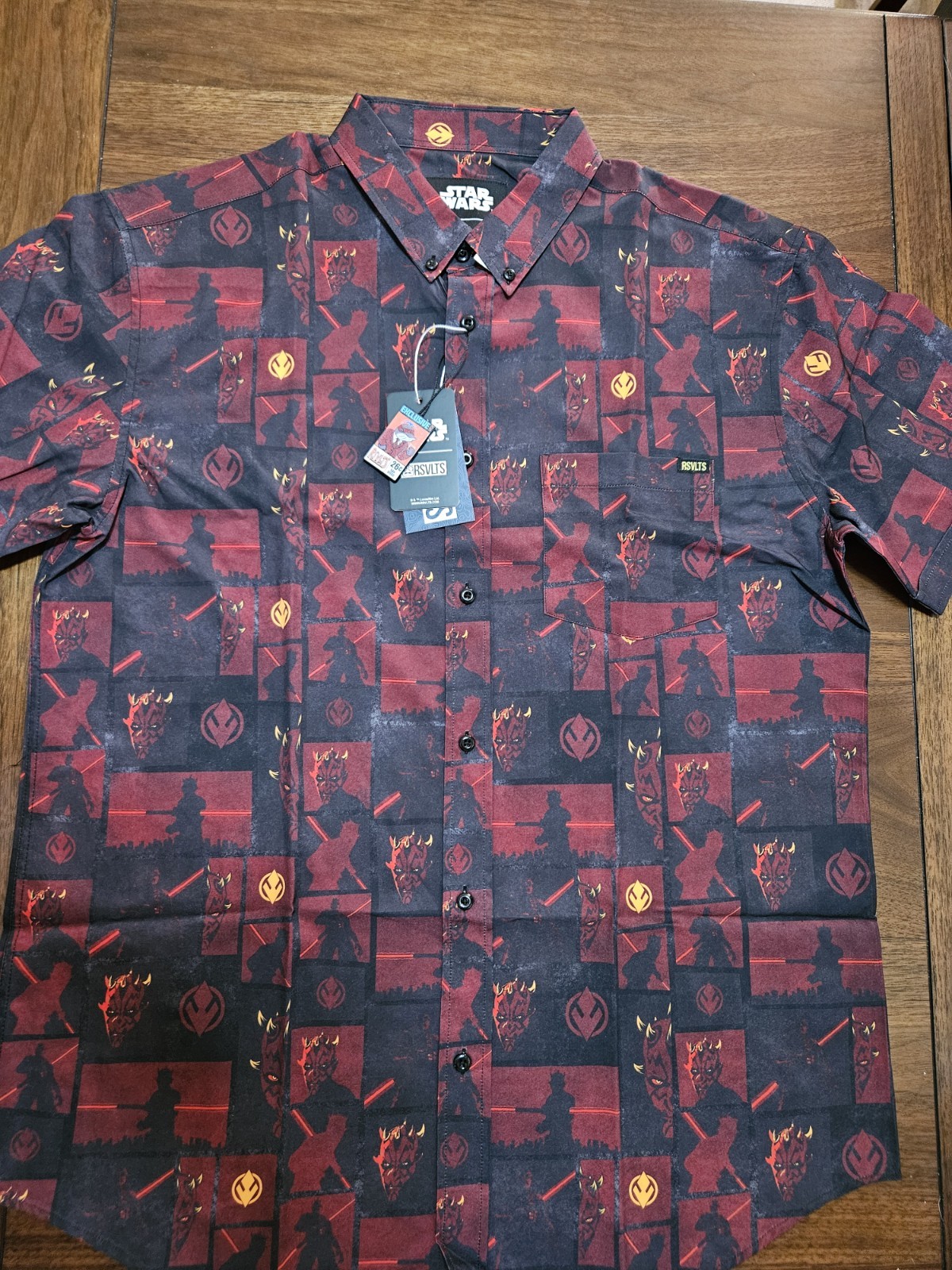 RSVLTS Star Wars Shadow Lord Maul 2026 SDCC Exclusive NEW XL Shirt RSVLTS Star Wars Shadow Lord Maul 2026 SDCC Exclusive NEW XL Shirt