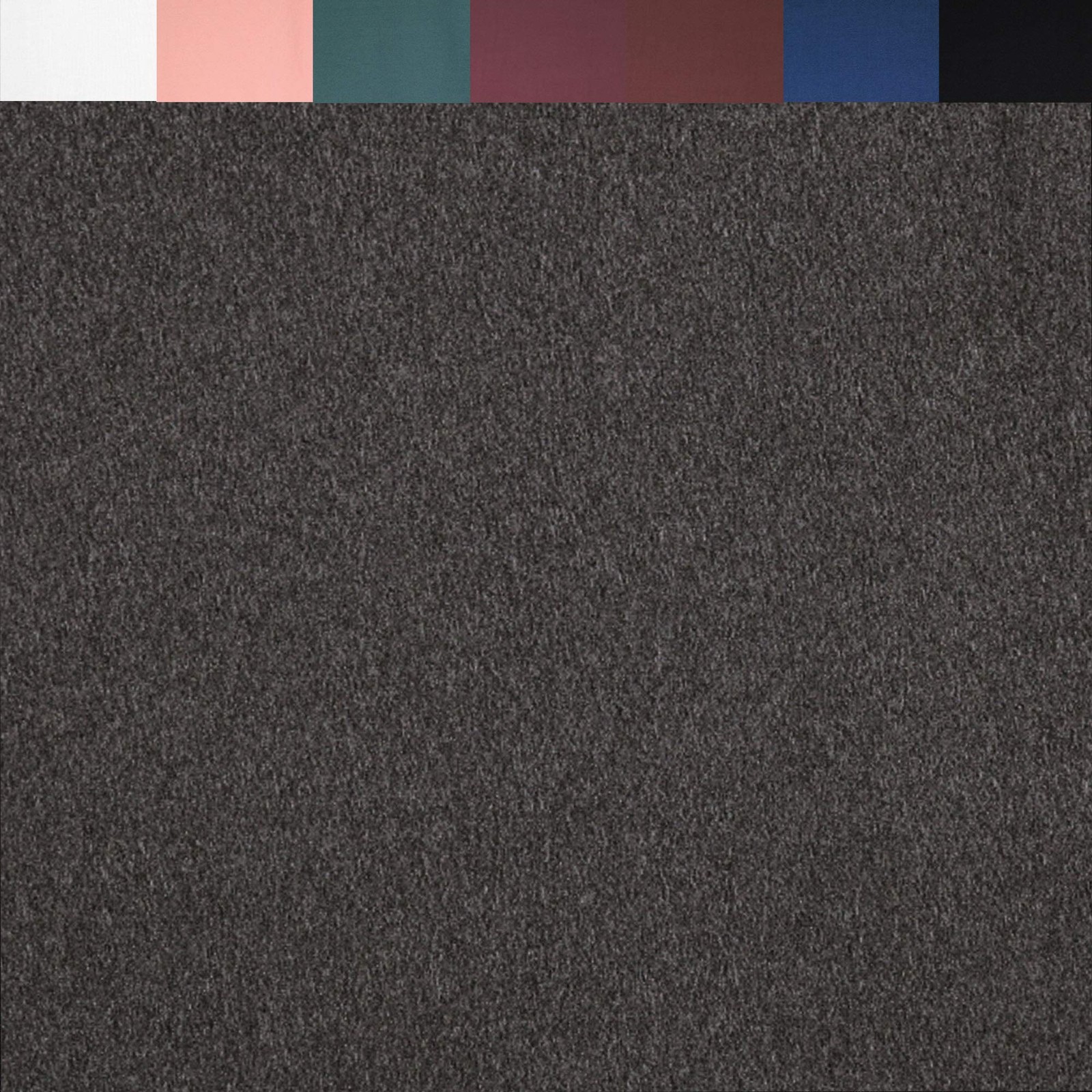 FabricLA DTY Double Brushed Knit Jersey 190 GSM - Charcoal, 5 Continuous Yards