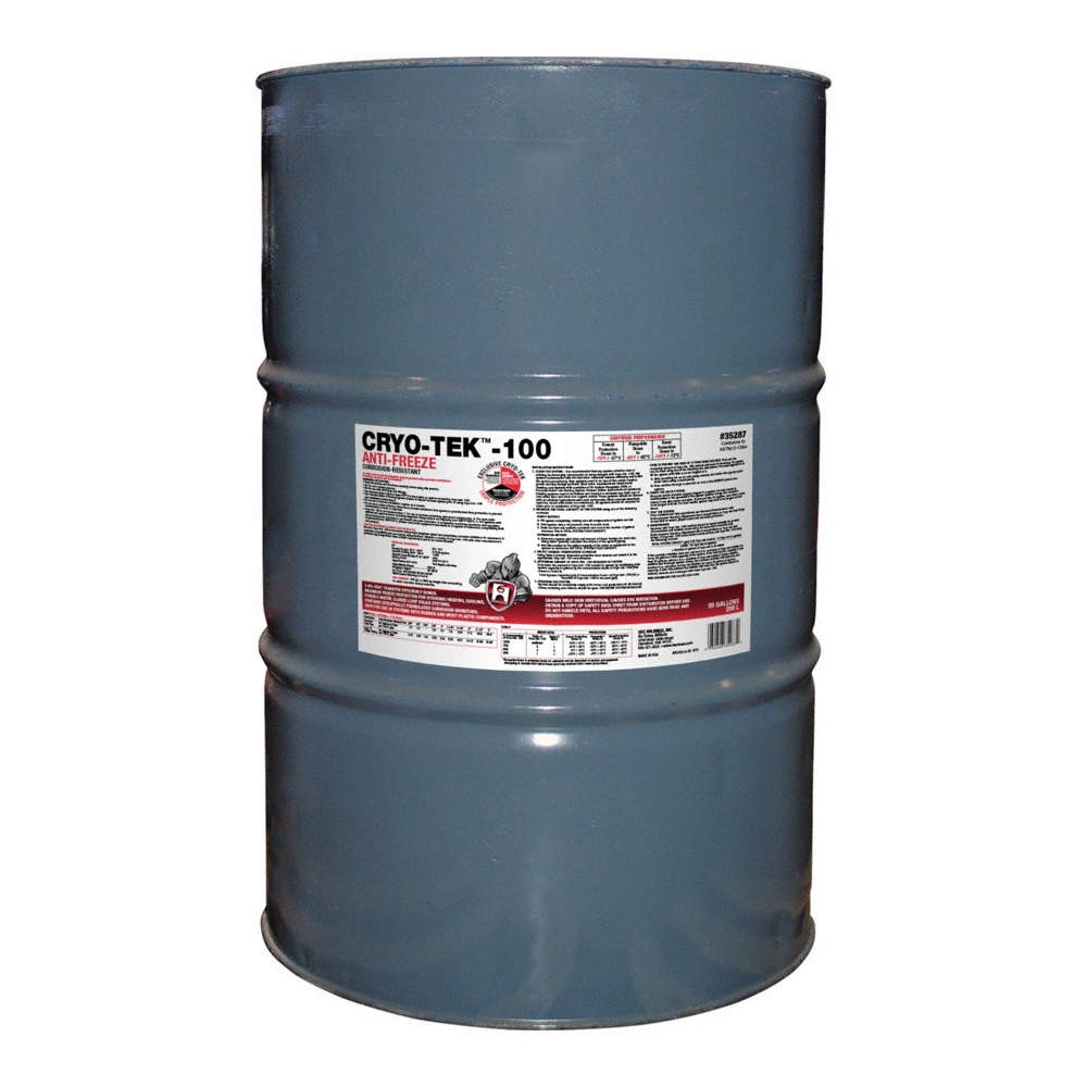 HERCULES 35287 Freeze Protectant, Red, 55 gal, Drum 49K221