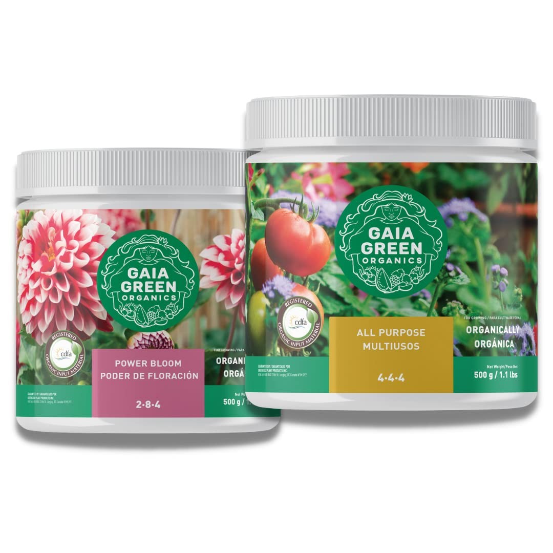Gaia Green Power Bloom and All Purpose Organic Plant Nutrients Fertilizer and...