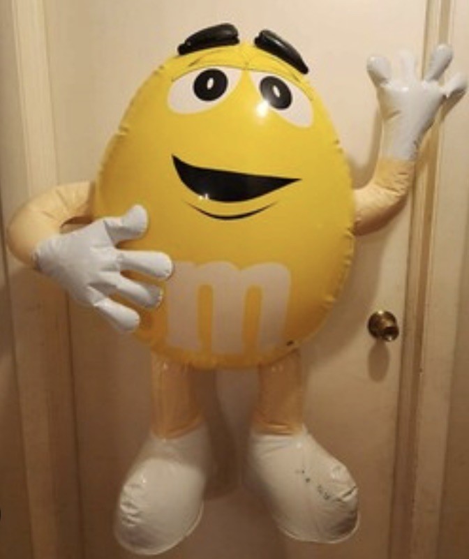 Inflatable Yellow m&m New m&m Mars Inflatable Yellow m&m New m&m Mars
