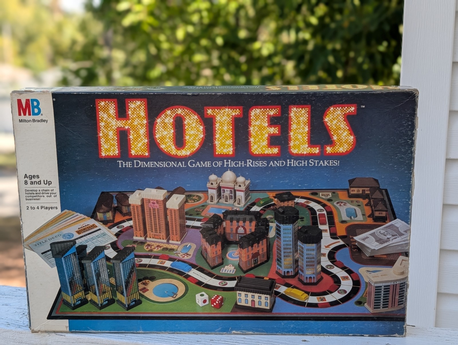 VTG Hotels Board Game 1987 100% Complete Milton Bradley - In Great Shape VTG Hotels Board Game 1987 100% Complete Milton Bradley - In Great Shape